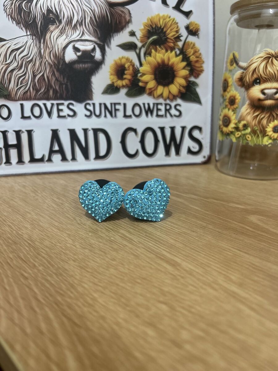 Car diffuser (blue heart air vent clip on)