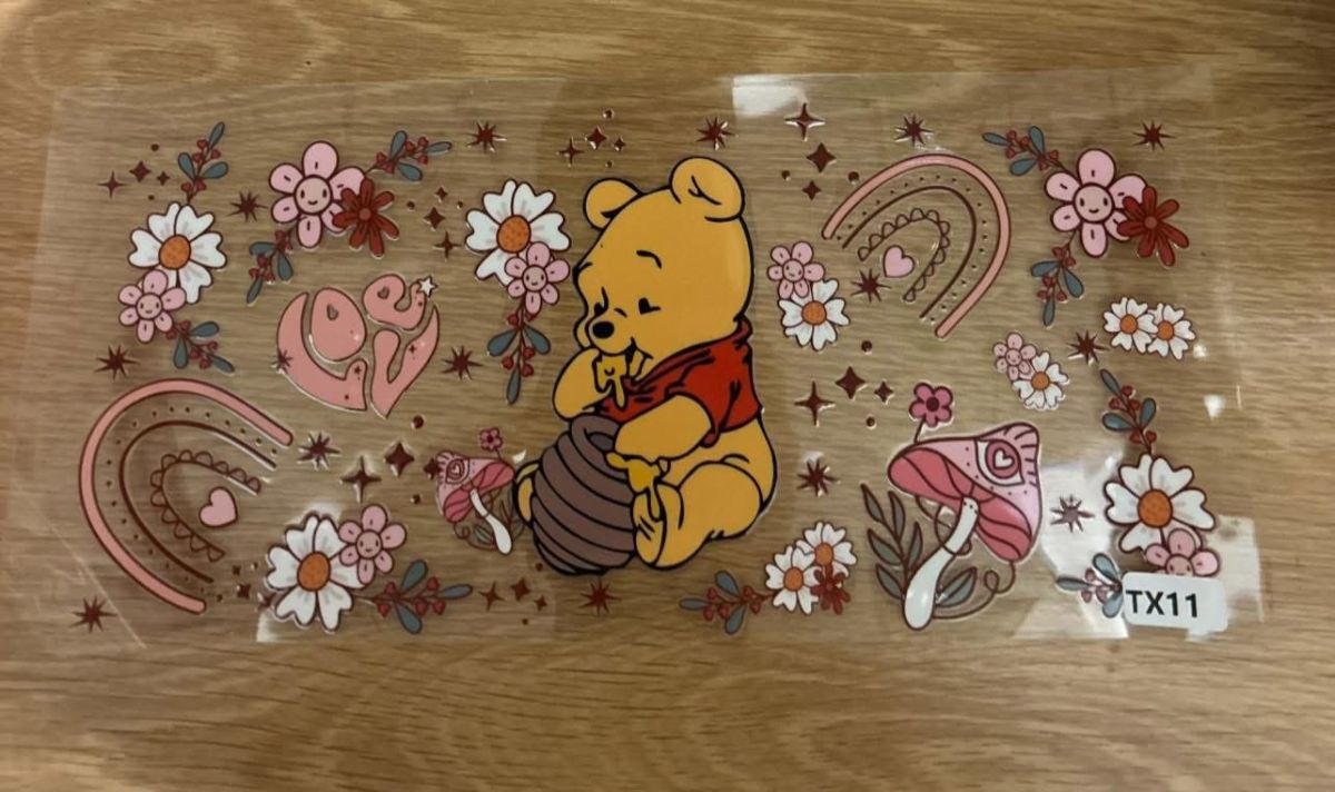 Glass tumbler Winnie the Pooh